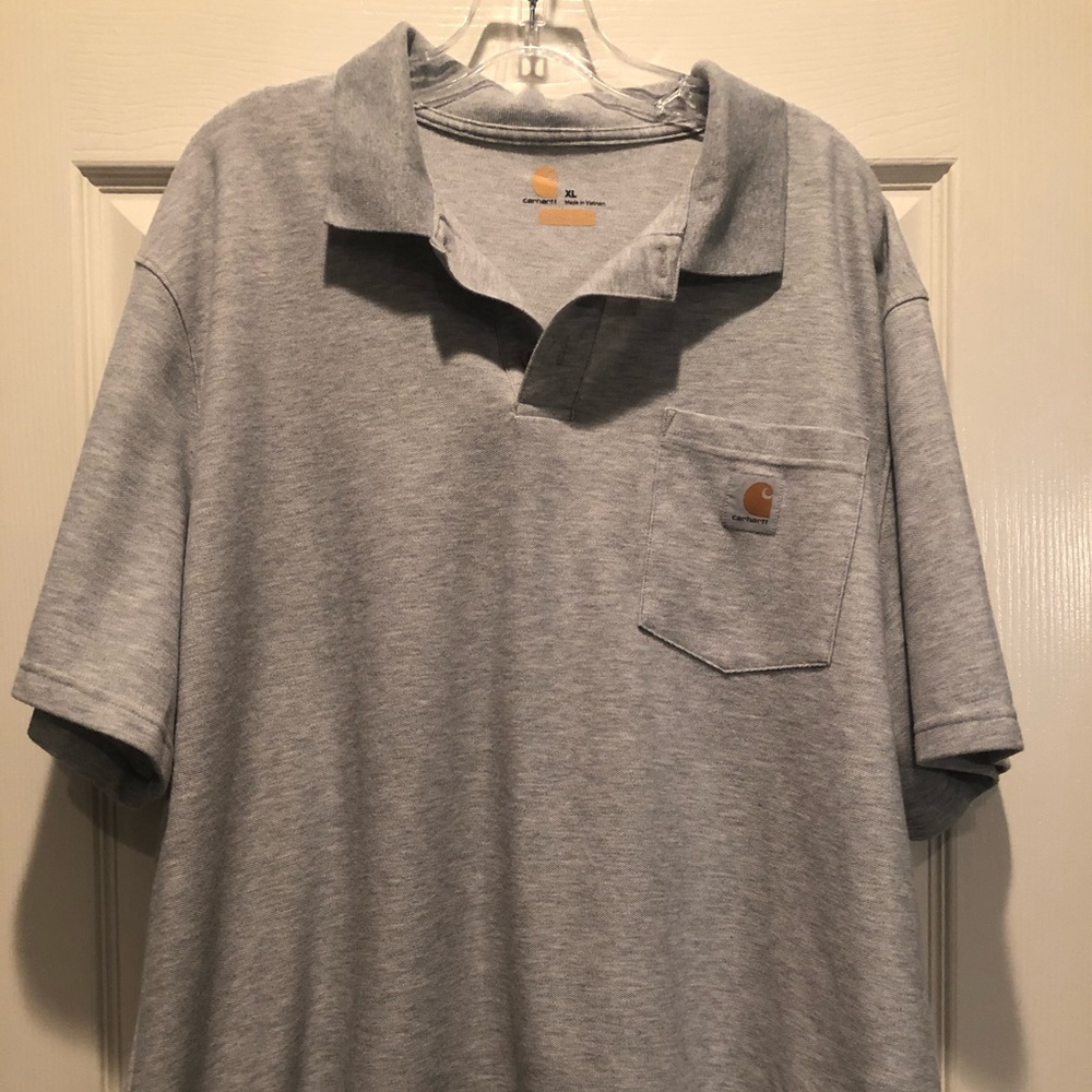 XL Men’s Gray Carhartt Polo